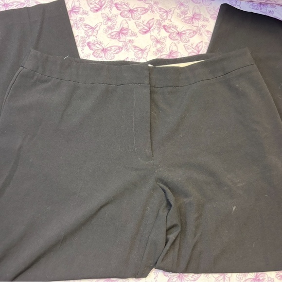 Ellen Tracy Classic Black Dress Pants - Picture 1 of 2